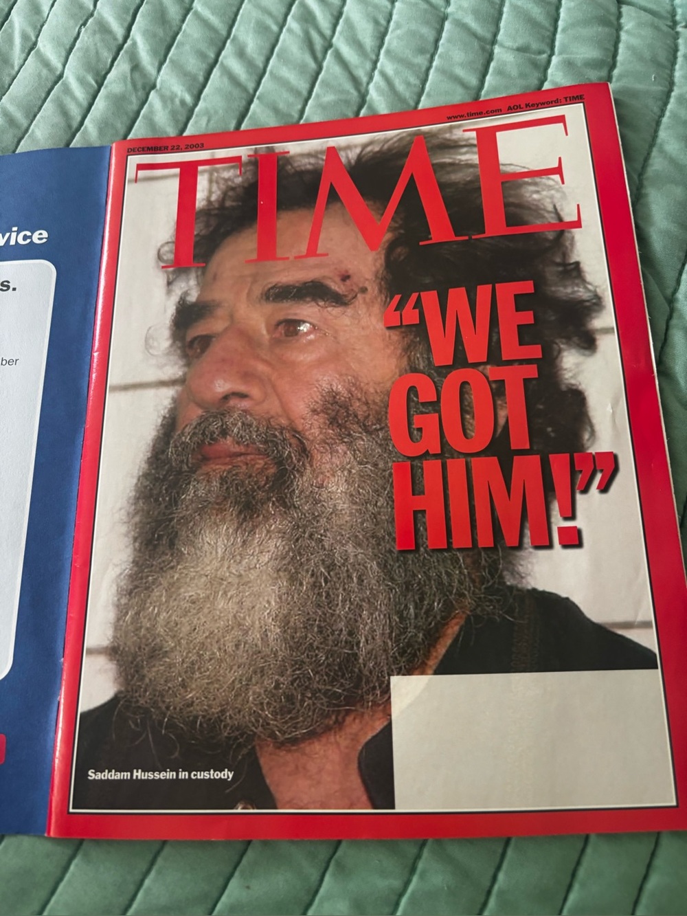 Vintage Time Magazine 12/22/2003